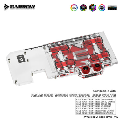 FormulaMod Barrow RTX 3070 full-cover GPU waterblock — silent local AI workload cooling (view 5)