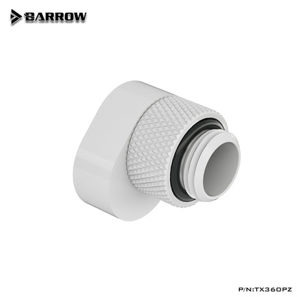 Barrow TX360PZ, raccords décalés rotatifs à 360 degrés, raccords d'extension G1/4 6 mm mâle à femelle