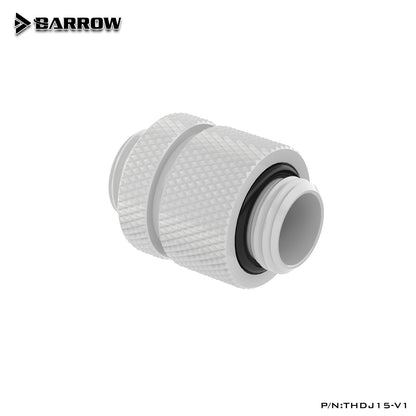 Barrow Blanc Noir Argent Or G1/4" Connecteurs rotatifs mâle à mâle / Extender (15-16,5 mm) Système de refroidissement par eau PC THDJ15-V1