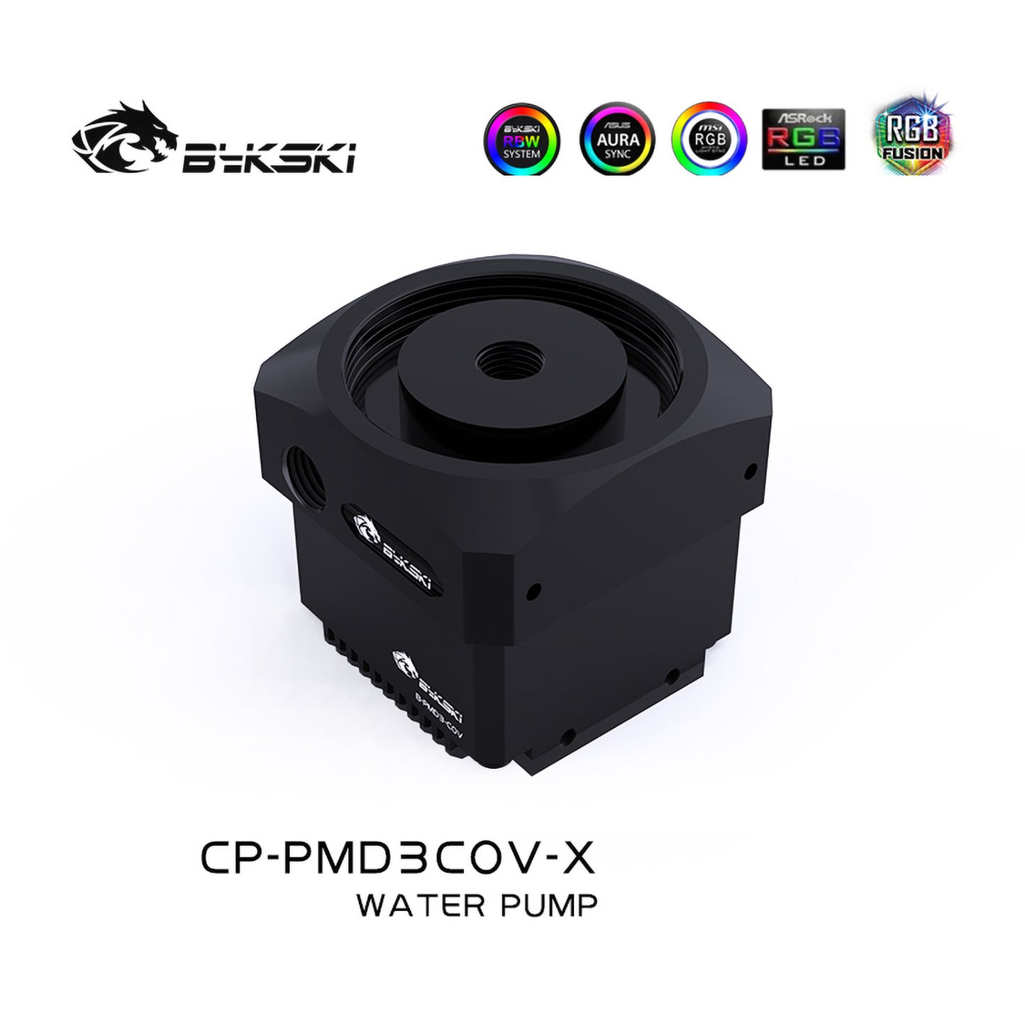 Bykski PWM DDC Pump, Maximum Flow 700L/H, Maximum Lift 6 Meter, PWM Control Water Cooling Pump, CP-PMD3COV-X