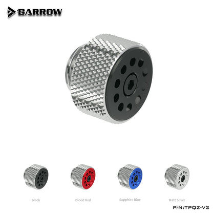 Barrow G1/4'' Color Brass Automatic+Manual Exhaust Valve Air Evacuation Valve, For Computer Water Cooling System, TPQZ-V2