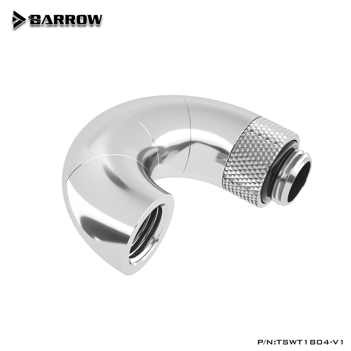 Rotatable Traw Barrow 180 Degree Zigzag Rotatable Fittings, Four-stage Male To Female ...