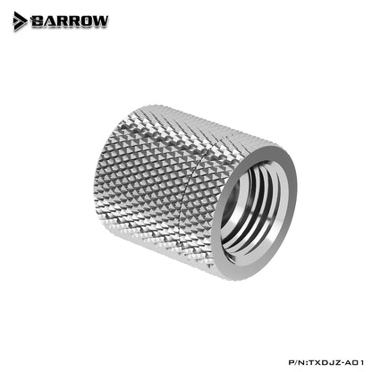 Barrow TXDJZ-A01, raccords rotatifs à double filetage interne, noir/argent/blanc femelle à femelle raccords de rotation à 360 degrés