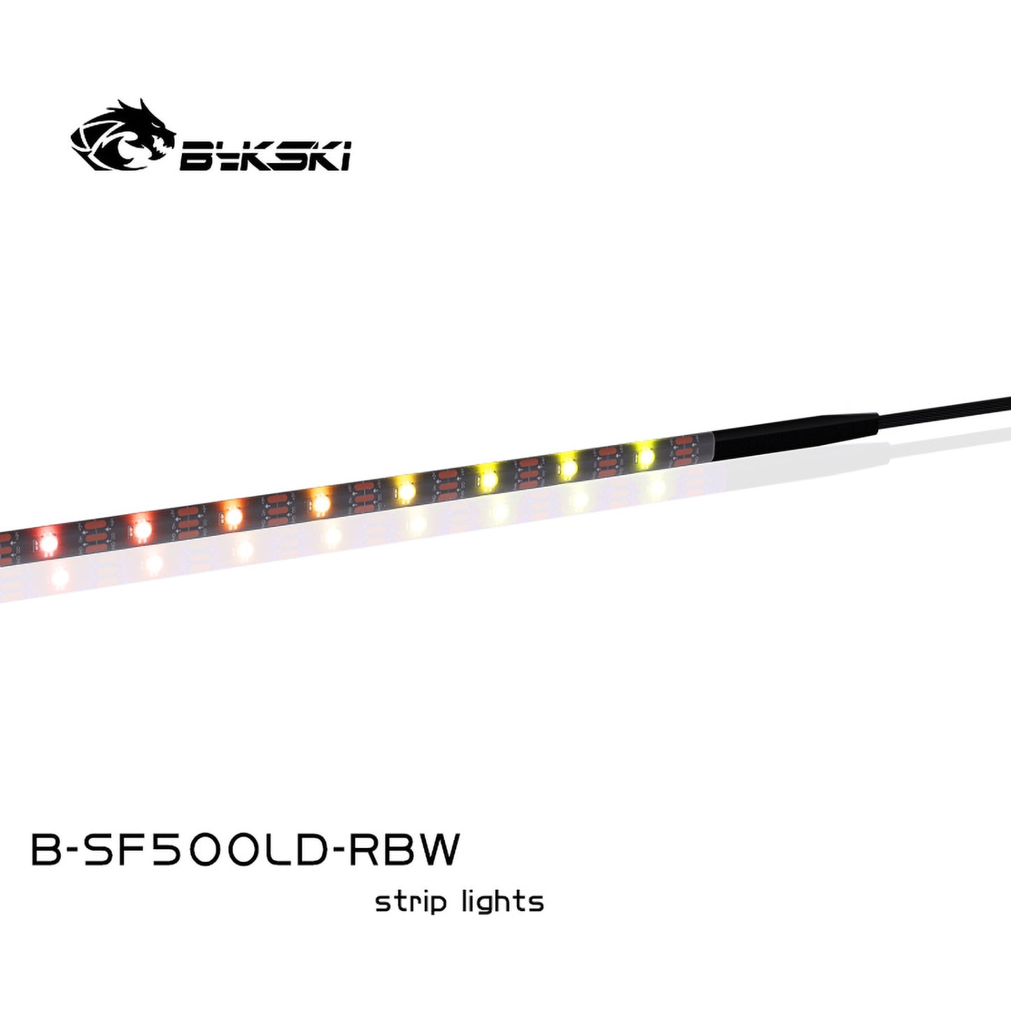 Bykski B-SF500LD-RBW/B-SF1000LD-RBW, Bandes d'éclairage RBW RGB, Bandes LED 5V, Avec adhésif 3M, Pour éclairage de boîtier
