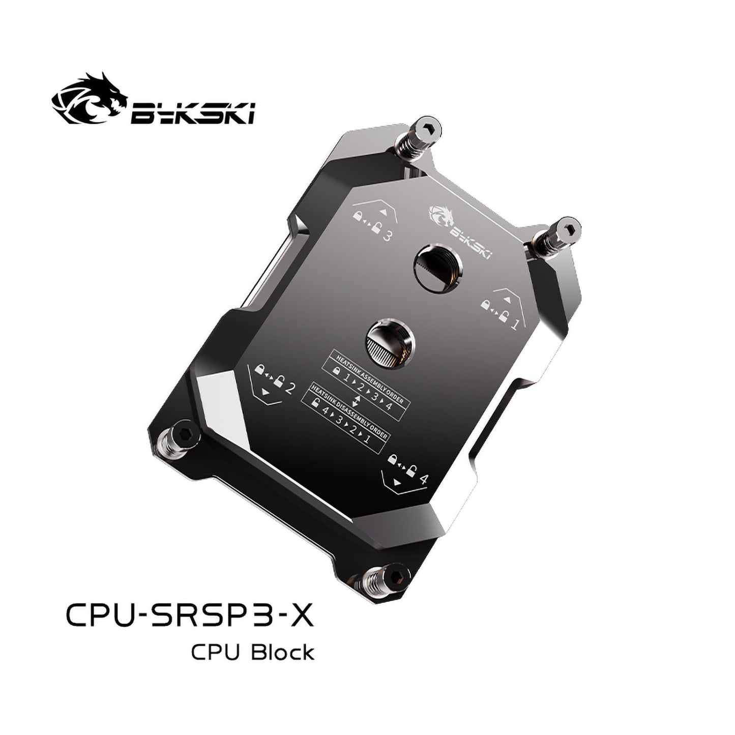 Bykski CPU block for AMD TR4 Server, AI Cloud Server, Water Cooling Cooler, CPU-SRSP3-X