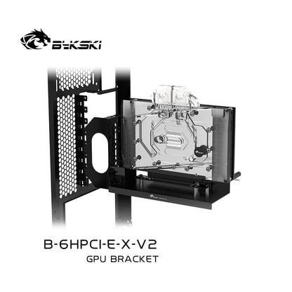 Bykski GPU Vertical Bracket Kit, 90° Graphics Card Vertical Holder With PCI 4.0 16x Express Extension Cable , Fixed GPU PCI-E Built-in Vertical Bracket, B-6HPCI-E-X-V2