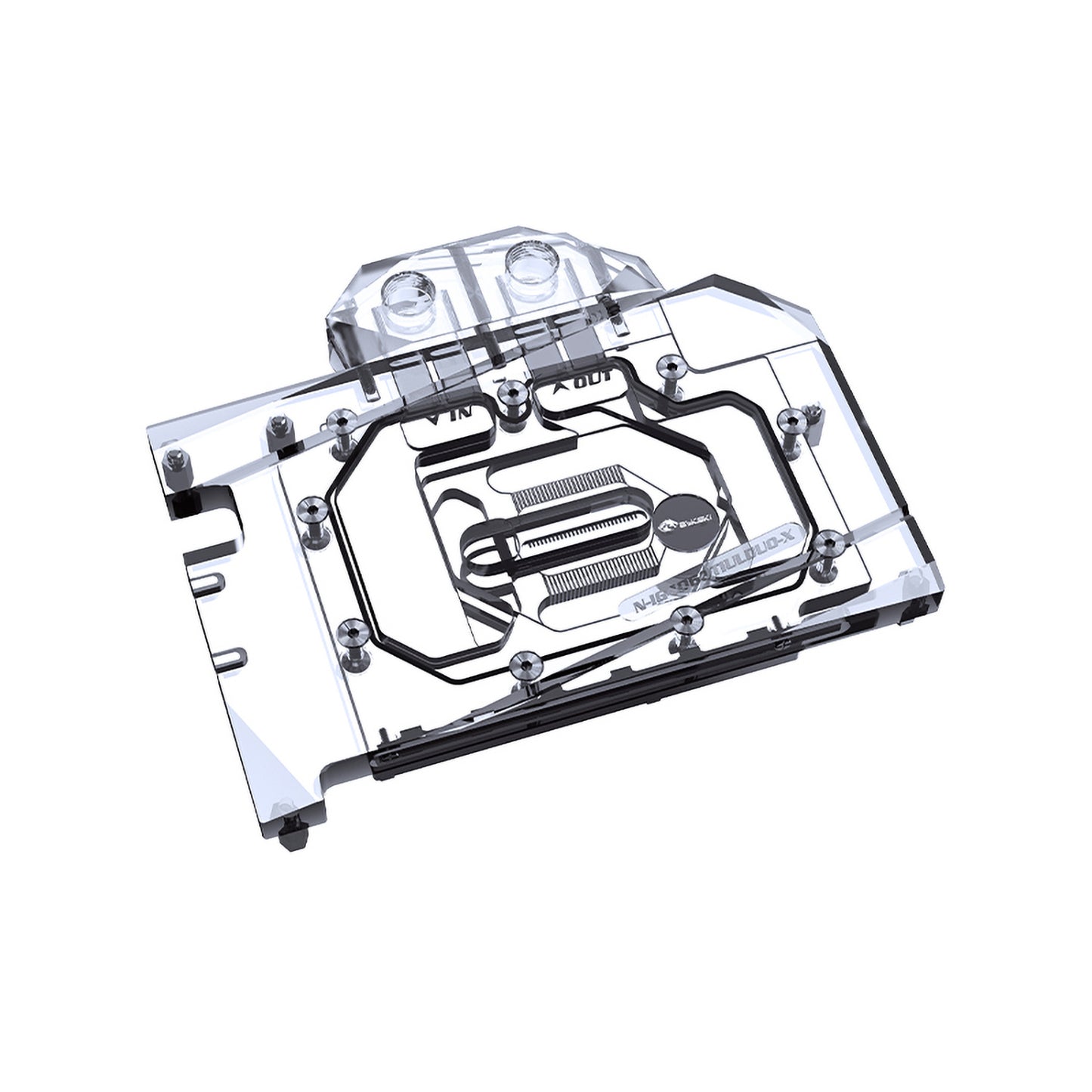 Bykski GPU Water Block For Colorful RTX 4060 Ti Ultra W DUO / Mini , Full Cover With Backplate PC Water Cooling Cooler, N-IG4060TIULDUO-X