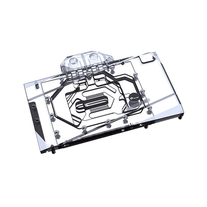 Bykski GPU Water Block For Maxsun RTX 4090 Turbo 24G, Full Cover With Backplate PC Water Cooling Cooler, N-MX4090TB-X