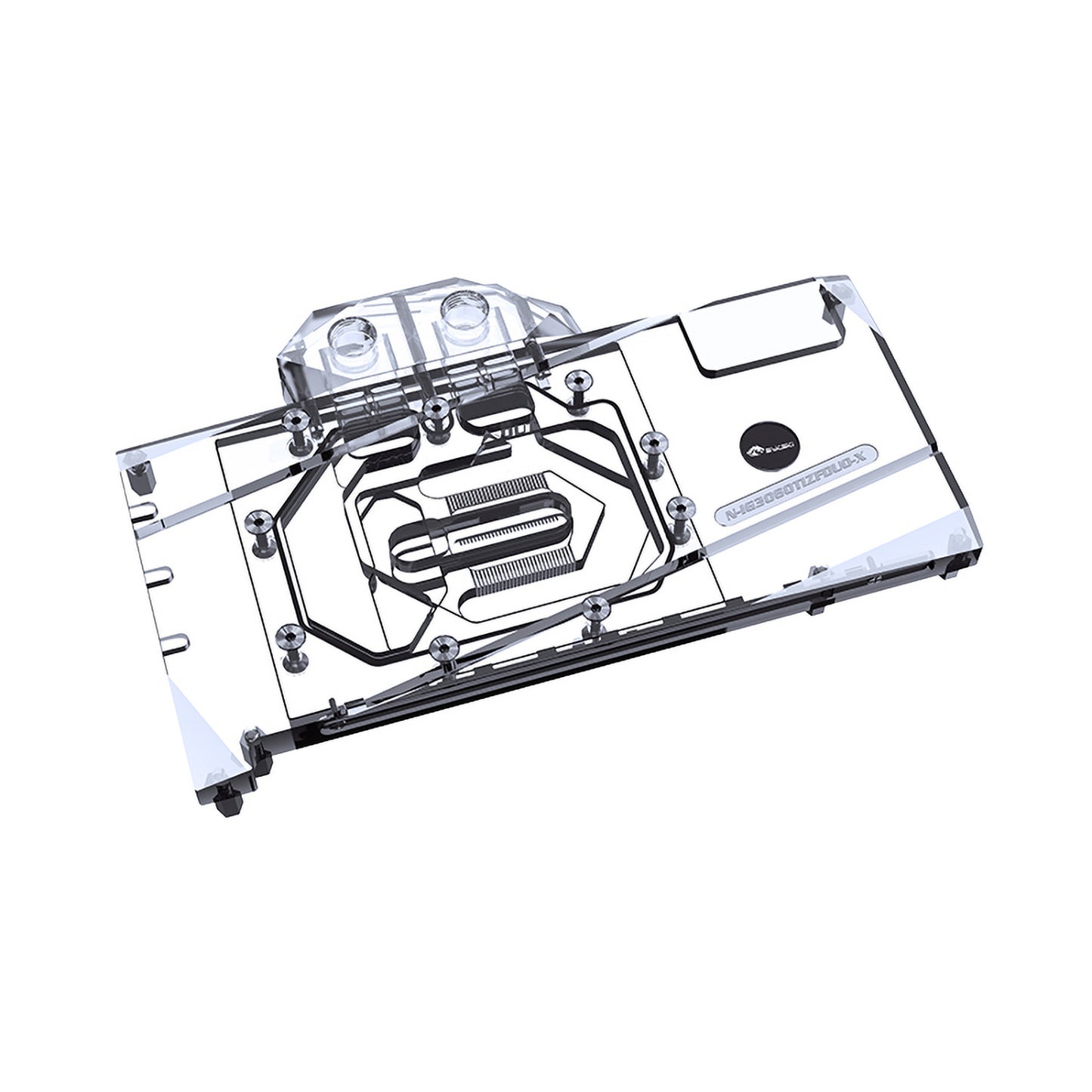 Bykski GPU Water Block For Colorful RTX 3060 Ti DUO G6X, Full Cover With Backplate PC Water Cooling Cooler, N-IG3060TIZFDUO-X