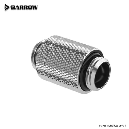 Barrow G1/4" Male To Male Rotary Connectors / Extender (20.2-23.2mm), PC Water Cooling System, TQBX2D-V1