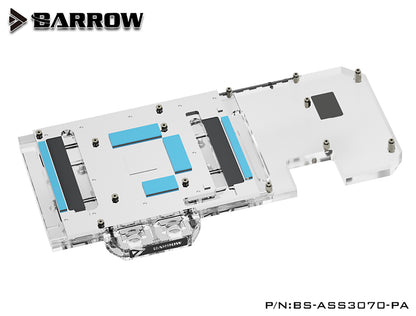 FormulaMod Barrow RTX 3070 full-cover GPU waterblock — silent local AI workload cooling (view 3)