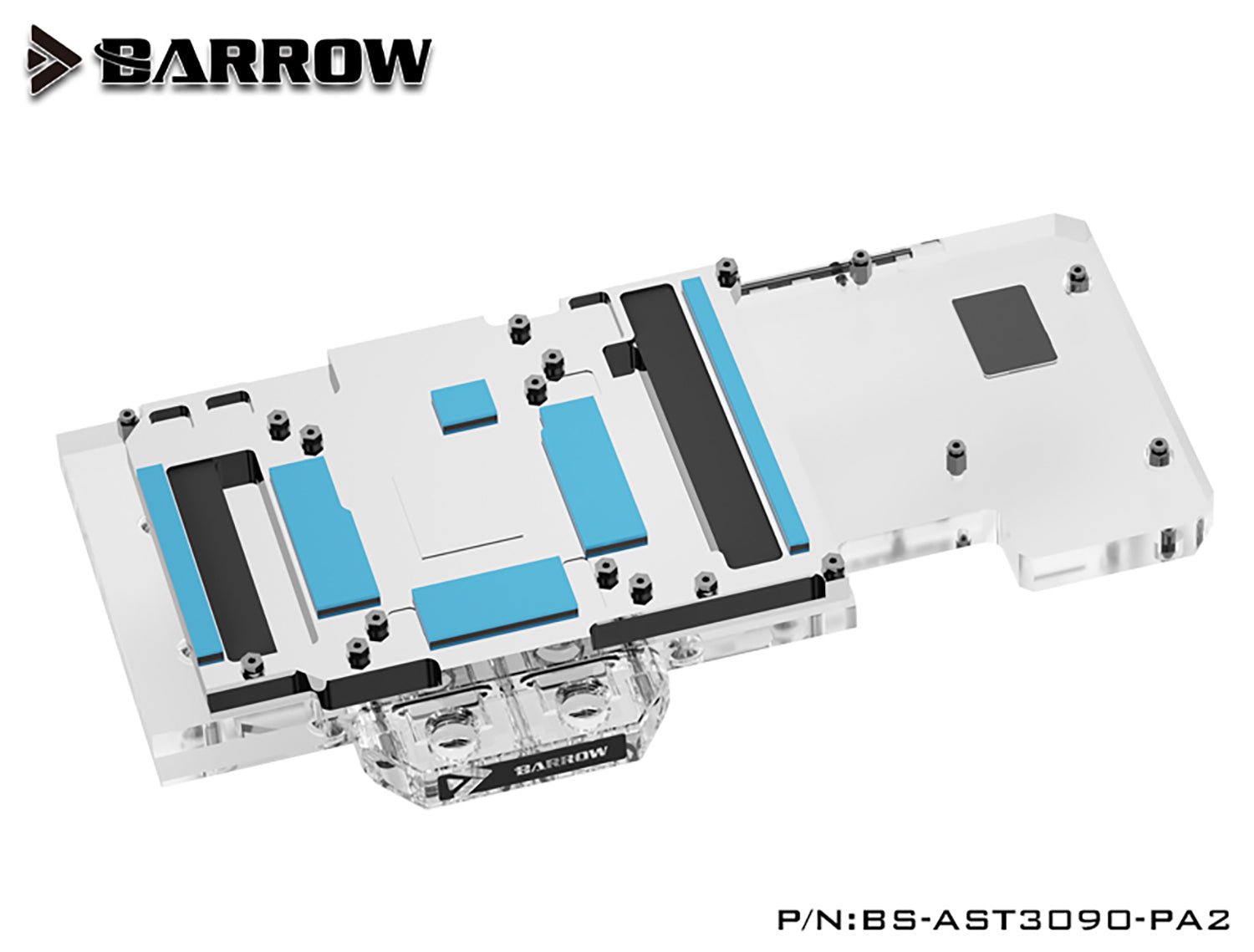 Barrow 3090 3080 Water Block Backplane Block For ASUS TUF 3090 3080 Gaming, All Around Cooler | Water Cooling Block