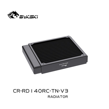 Radiateur en cuivre Bykski 140/280/420 mm, épaisseur 29 mm, radiateur de refroidissement par eau standard, adapté pour ventilateur 140*140 mm CR-RD140RC-TN-V3 CR-RD280RC-TN-V3 CR-RD420RC-TN-V3 