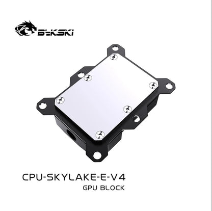 Bykski CPU Water Block For INTEL LGA3647 , Black POM Version , Water Cooling Cooler Radiator CPU-SKYLAKE-E-V4