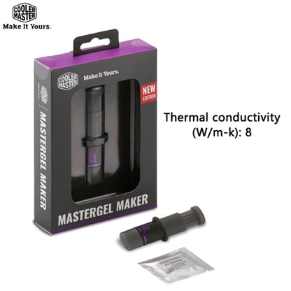 Cooler Master Mastergel High Performance Thermal Grease, Paste Compound Silicone Flat Nozzle, Precise And Even, High Conductivity To Aid Heat Transfer MG-5 MG-8 MG-11