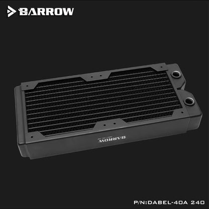 Barrow Copper Radiator 40mm Thickness 12 Circulating Waterways, Suitable For 120mm Fans, Dabel-40a 240