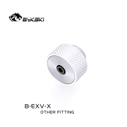 Bykski Water Plug, Boutique CD Pattern Air Evacuation Valve, Exhaust Plug, Pressing Manual Exhaust & Automatic Release Of Exhaust, B-EXV-X