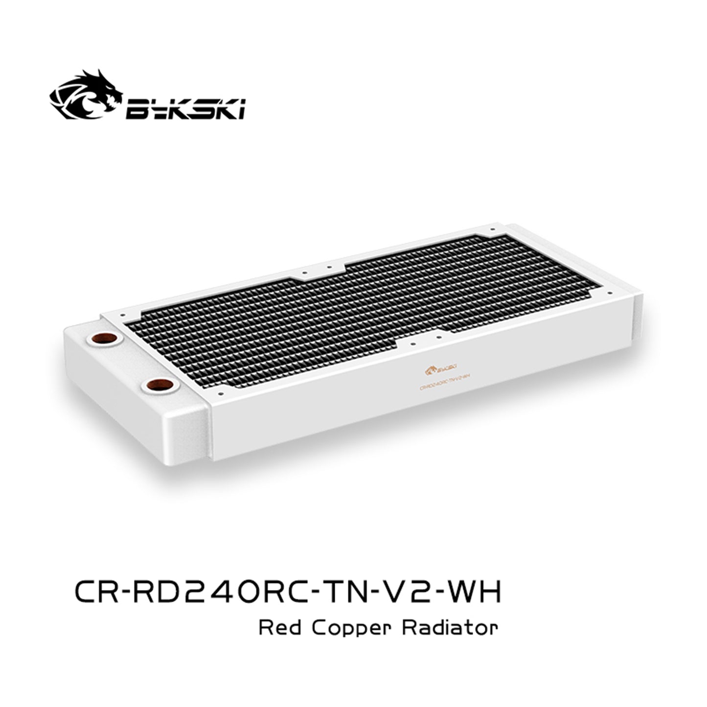Bykski 240mm Copper Radiator RC Series High-performance Heat Dissipation 30mm Thickness for 12cm Fan Cooler, CR-RD240RC-TN-V2