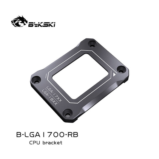 Fixation CPU Bykski pour Intel LGA 1700 de 12e génération, support de fixation en alliage d'aluminium, boucle anti-déformation et anti-flexion, B-LGA1700-RB 