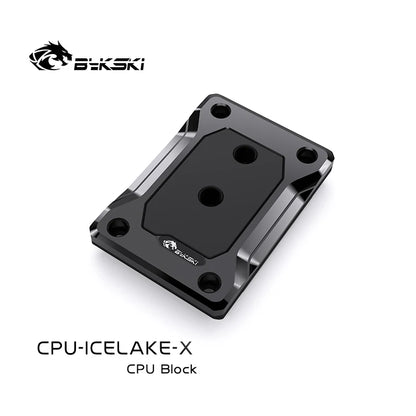 Bykski CPU Water Block For INTEL LGA4189 , Black POM and Copper Version , Water Cooling Cooler Radiator CPU-ICELAKE-X