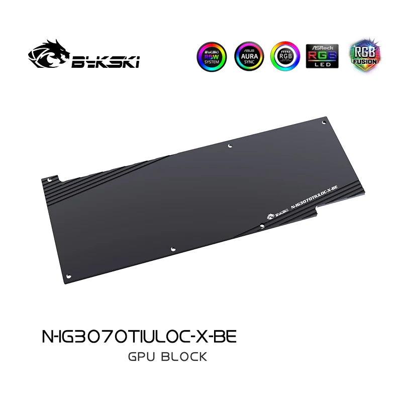 Bloc d'eau GPU Bykski, pour refroidisseur coloré iGame Geforce RTX 3070 Ti/3070 Ultra/Advanced W OC, N-IG3070TIULOC-X 