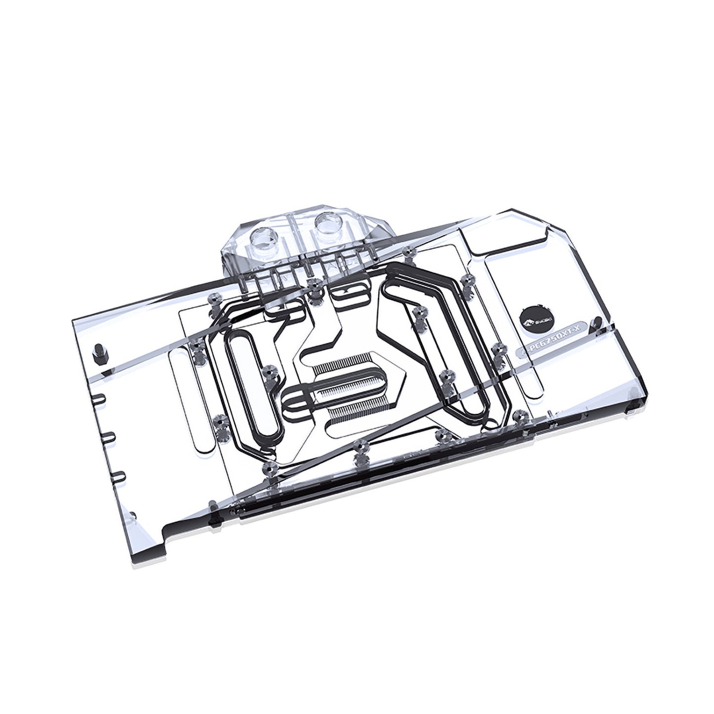 Bykski GPU Water Block For Powercolor RX 6750 XT Red Devil, Full Cover With Backplate PC Water Cooling Cooler, A-PC6750XT-X