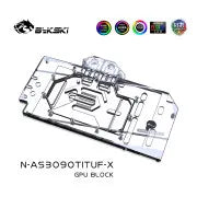 Bykski GPU Water Block for ASUS RTX3090TI-O24G-GAMING ,GPU Radiator Water Cooling Liquid Cooler, N-AS3090TITUF-X