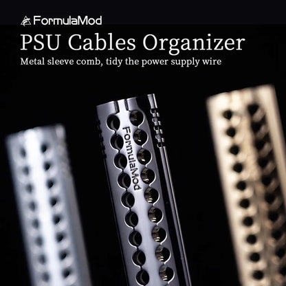 FormulaMod Cable Metal Comb, Copper Organizer Cable Management Tool For 16/18 AWG PSU Extension/Modular Cable Fm-JSXJTZ