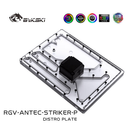 Bykski RGV-Antec-Striker-P Waterway Boards For Antec Striker Case For Intel CPU Water Block & Single GPU Building