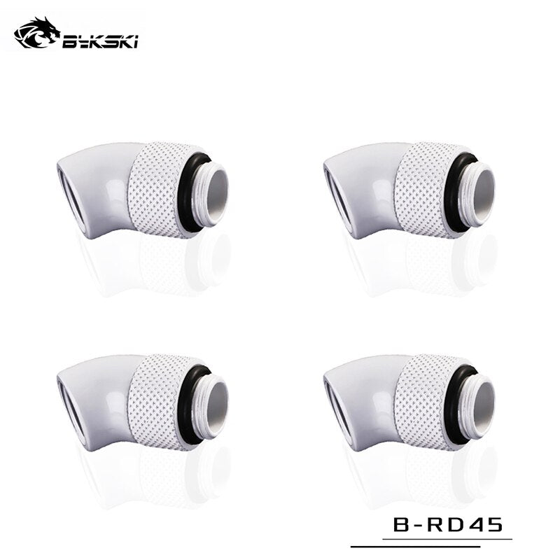 Bykski 45 Degree Rotary Fitting Bykski G1/4" Rotatable 45° Adapter Cooling Equipment Adjust Connect | Water Cooling Fitting