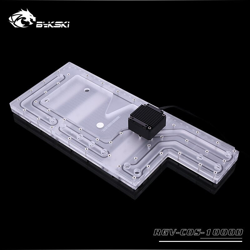 Bykski Distro Plate For CORSAIR 1000D Case, Waterway Boards For Intel CPU Water Block & Single GPU Building, | Distro Plate