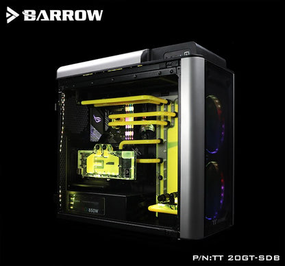 Barrow TT-20GT-SDB, Waterway Boards For TT LEVEL 20GT Case, For Intel CPU Water Block & Single/Double | Liquid Cooling Block
