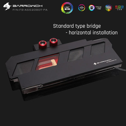 FormulaMod Barrow RTX 2080 full-cover GPU waterblock — silent local AI workload cooling (view 7)