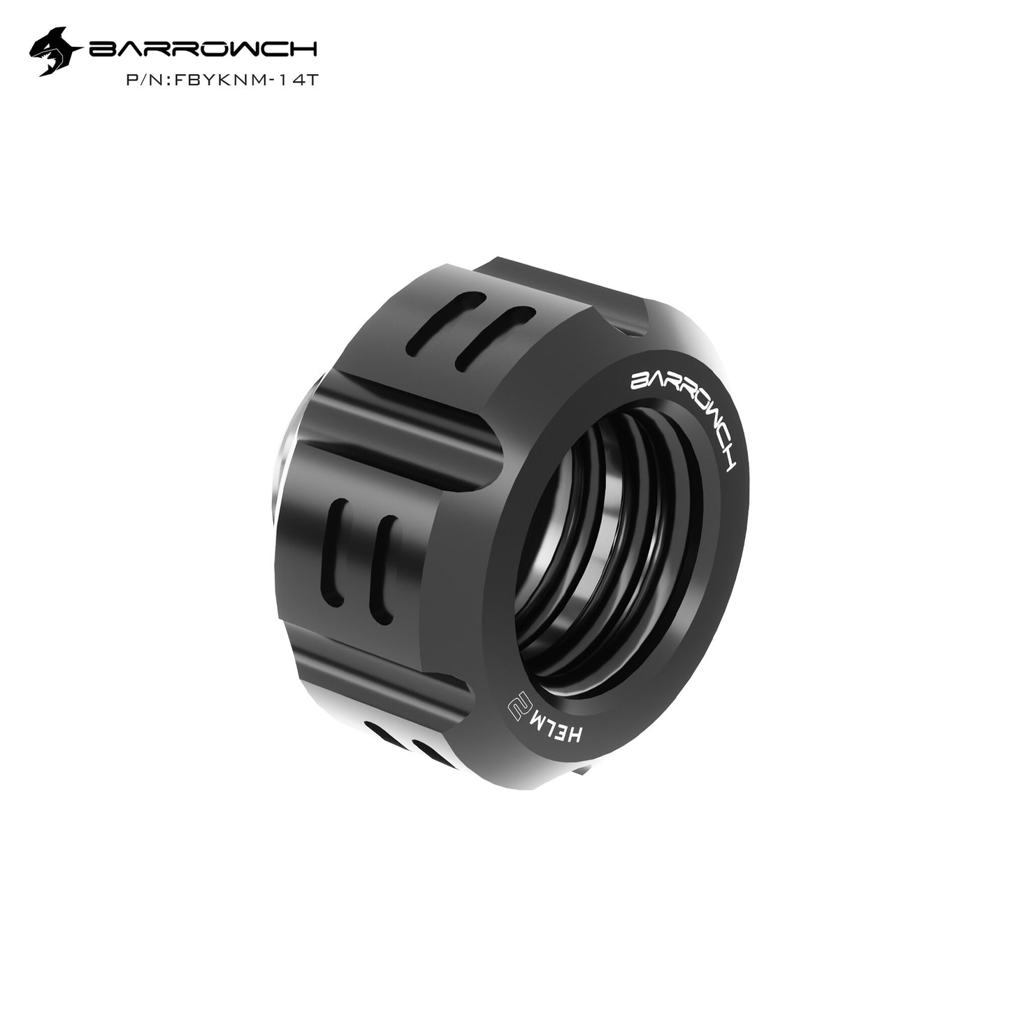 Barrowch Hard Fitting, Helm 2 edition For OD 14mm, Adapter For Water Cooling System,  FBYKNM-14