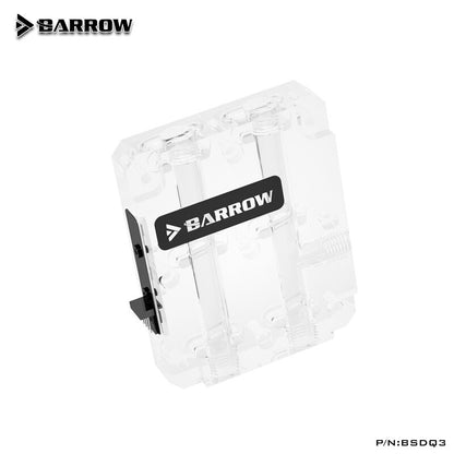 Barrow BSDQ2/BSDQ3, SLI/CF Bridges Water Block, For Barrow Graphics Card Cross Fire, LRC1.0 12v 4pin Lighting