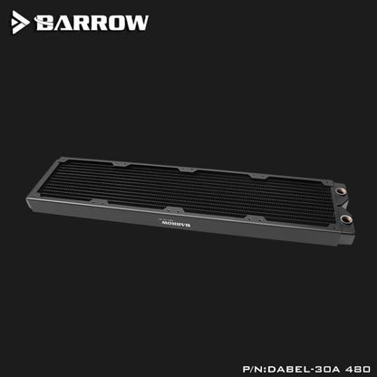 Barrow Dabel-30a 480 Copper Radiator 30mm Thickness 14pcs Circulation Channel Suitable For 120mm Fans | Custom Loop Radiator