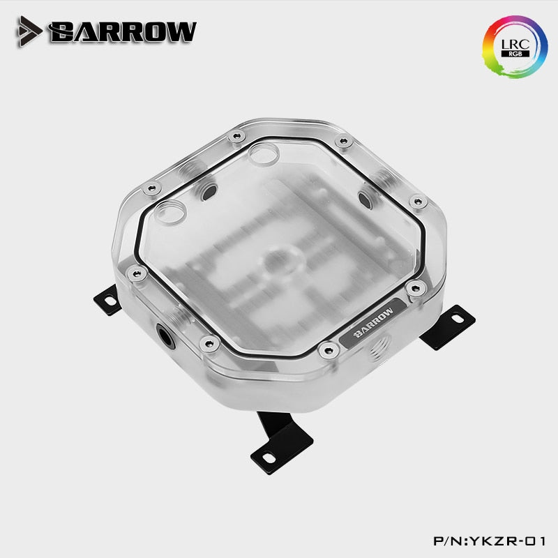 Barrow ch Reservoirs with Multi Combination of Radiator Position, LRC 2.0, Acrylic Square Reservoirs, | Custom Loop Radiator