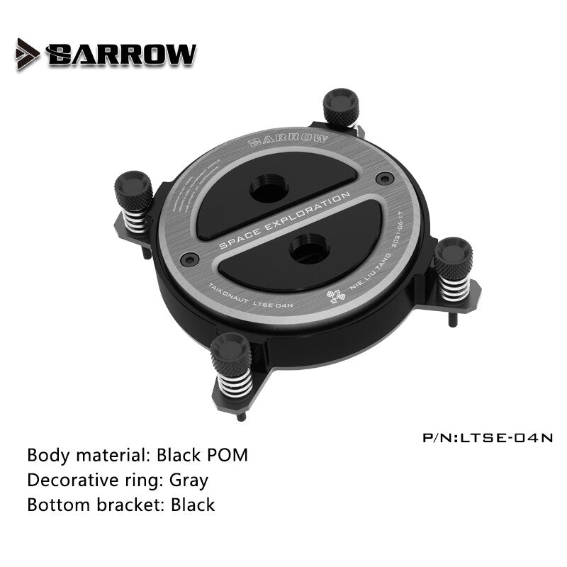 FormulaMod Barrow CPU Water Cooling Block For Intel X99 AMD , Acrylic/POM Liquid Cooling System Micro | Water Cooling Block