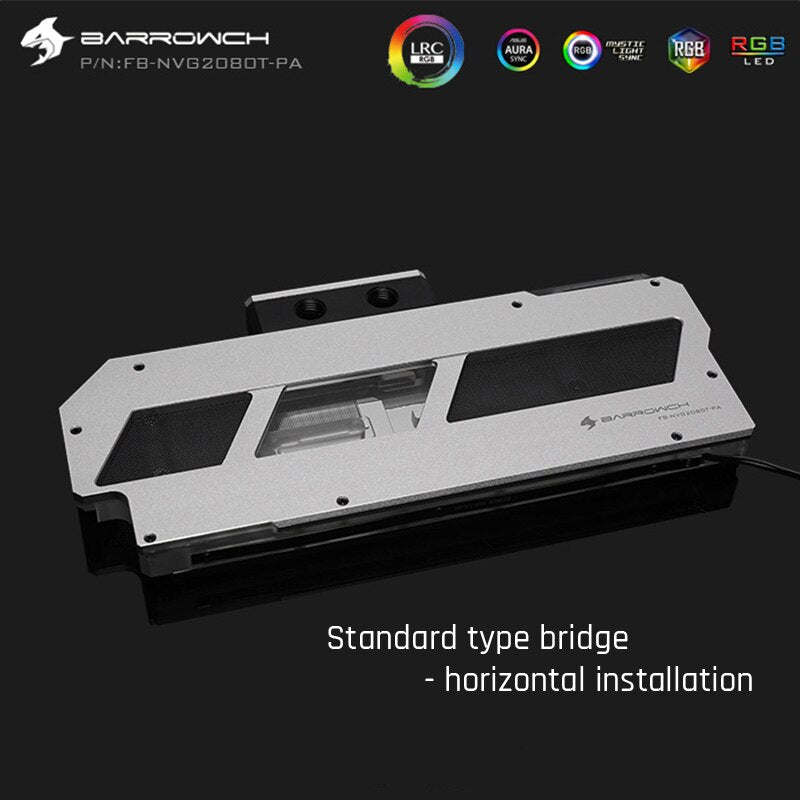 FormulaMod Barrow RTX 2080Ti full-cover GPU waterblock — silent local AI workload cooling (view 6)