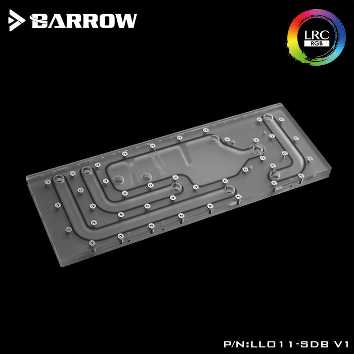 Barrow LLO11-SDB V1, Waterway Boards For Lian Li PC-O11 Dynamic Case, For Intel CPU Water Block & Single GPU Building