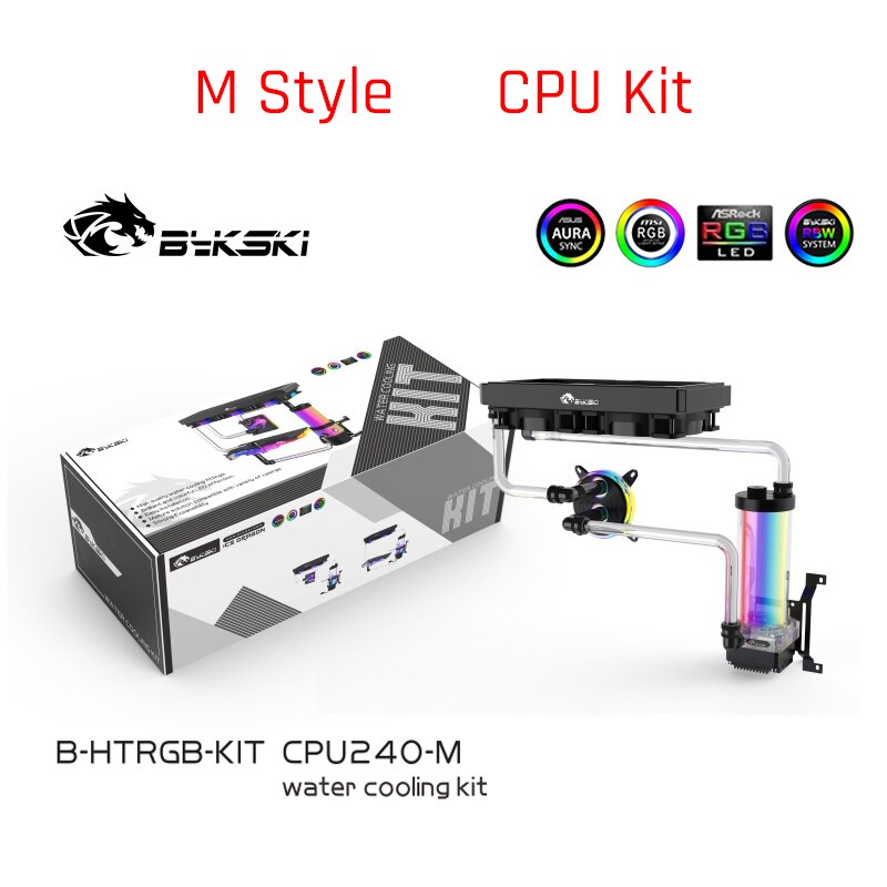 Bykski RBW 5v 3pin Hard Tube Program Kit Multiple Programs For Intel /AMD Water Cooling Kit Beginner and Advance Level Kit