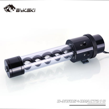 Bykski B-NWD5+DNACT, Bykski D5 Series Pumps With Virus-T Reservoir, 140/210mm, Maximum Flow | Water Cooling Reservoir