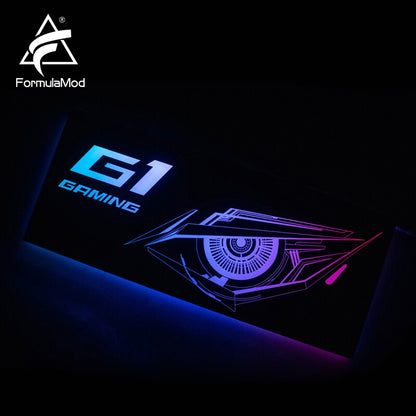 FormulaMod Fm-DB, Gpu Decorative Backplate, With 5v 3pin Lighting LED Acrylic Backplane, Can Sync To | RGB Lighting