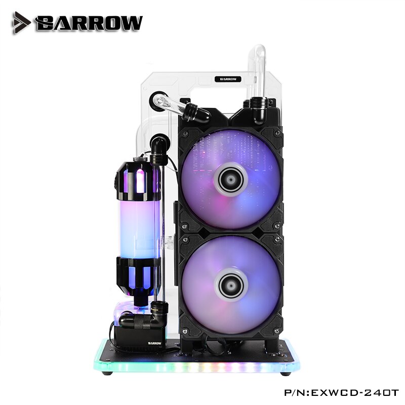 Barrow ITX Case External Water Cooling Bracket Radiator Dock For CPU GPU Cooler, Form PC Liquid | Custom Loop Radiator