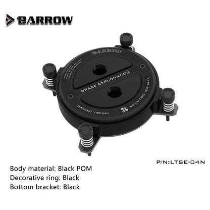 Barrow CPU Water Cooling Block For Intel X99 AMD , Acrylic/POM Liquid Cooling System Micro Waterway LTSE-04N LTSEA-04N LTSEX-04N
