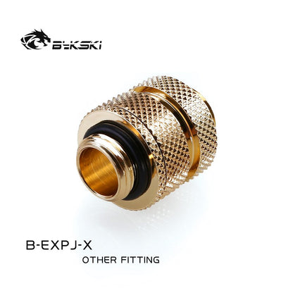 Bykski B-EXPJ-X, 16-22mm Male To Male Variable Length Fittings, Multiple Color G1/4 Male To Male Fittings, For SLI CF