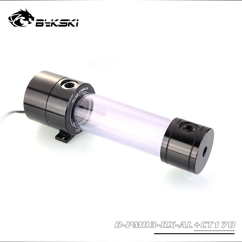 Bykski B-PMD3-RX-AL-CT, PWM DDC Pumps With 120/170/230mm Reservoir, Maximum Flow 600L/H, Maximum | Water Cooling Reservoir