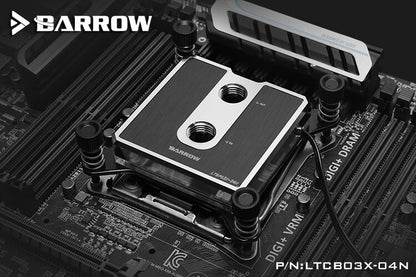 Barrow LTCP03X-04N, For Intel Lga2011 X99/X299 Composite CPU Water Blocks, POM/barss Top Optional, | Liquid Cooling Block