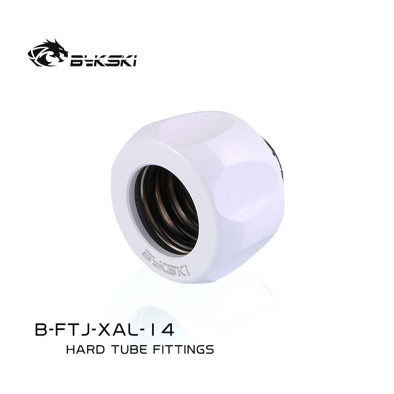 Bykski B-FTJ-XAL-14, Hard Tube Fittings, Boutique Plum Blossom, Multiple Colour , G1/4'' Fast Twist | Water Cooling Fitting