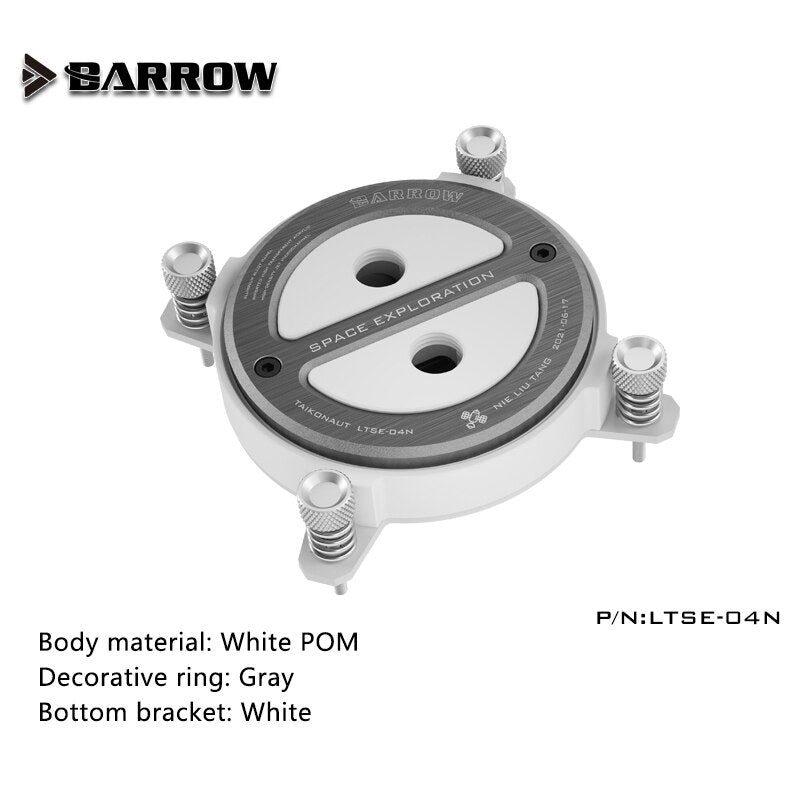 FormulaMod Barrow CPU Water Cooling Block For Intel X99 AMD , Acrylic/POM Liquid Cooling System Micro | Water Cooling Block